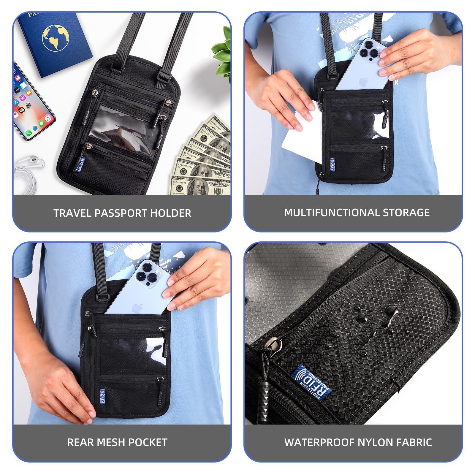 Lux Airways Executive Travel Passport Bag