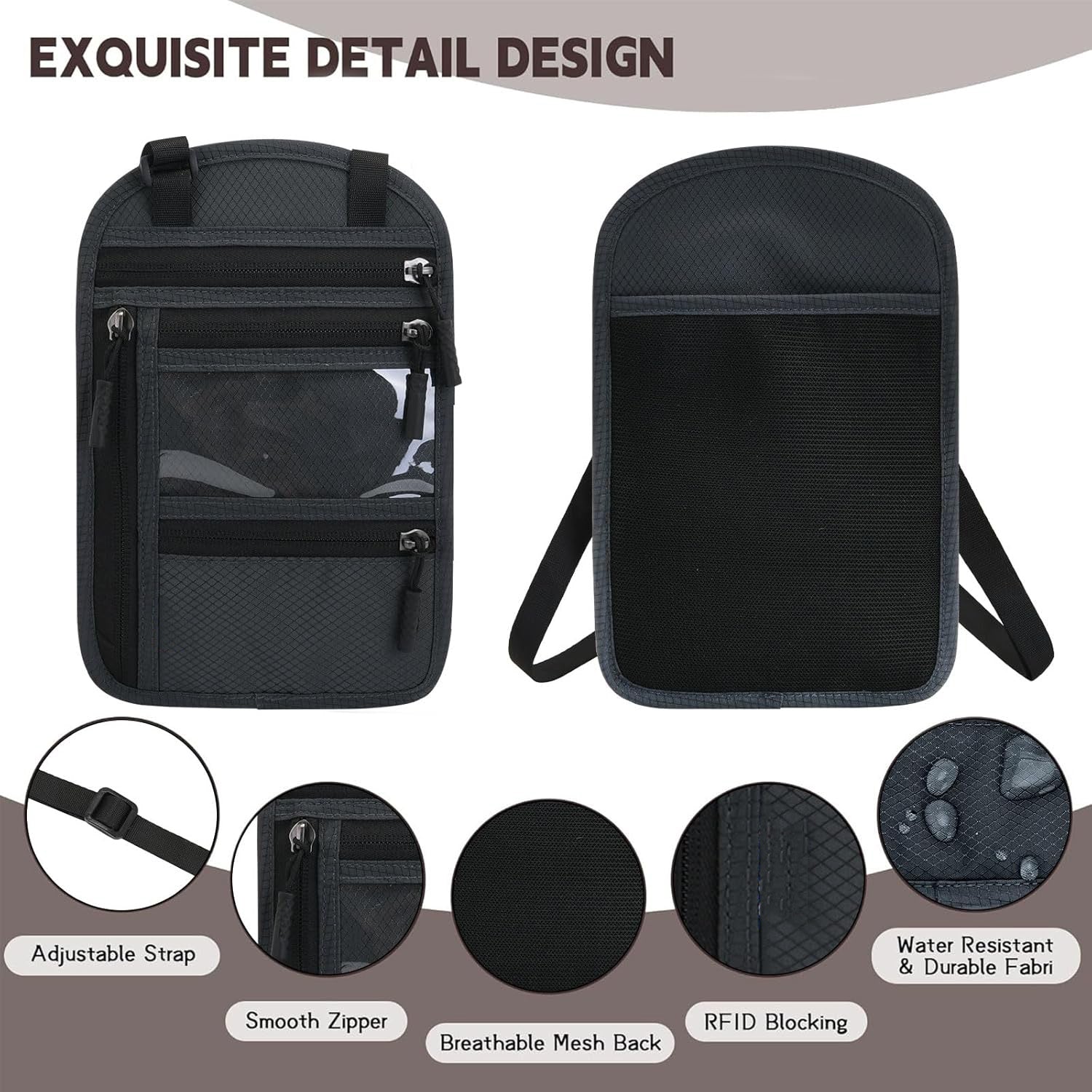 Lux Airways Executive Travel Passport Bag