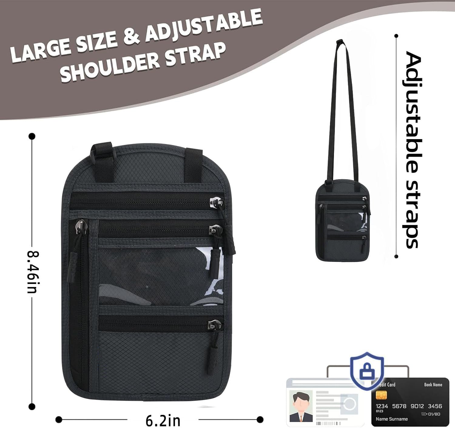 Lux Airways Executive Travel Passport Bag